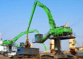Graafmachines in overslaguitvoering Sennebogen 870R E Hybrid
