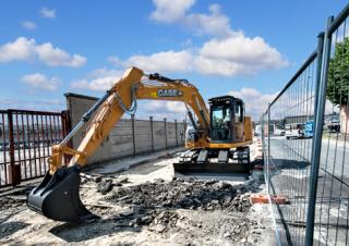 Rupsgraafmachines Case CX145C 