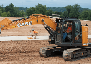 Rupsgraafmachines Case CX145D SR