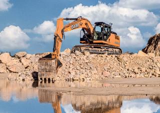Rupsgraafmachines Case CX210D LR