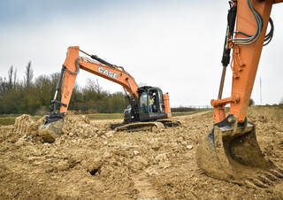 Rupsgraafmachines Case CX145D SR