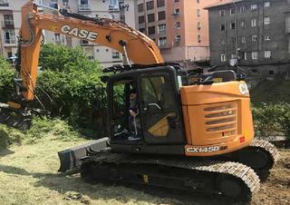 Rupsgraafmachines Case CX145D SR