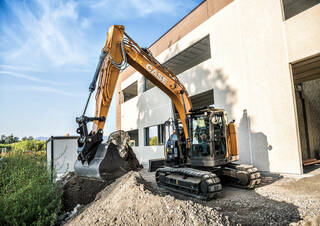 Rupsgraafmachines Case CX145D SR