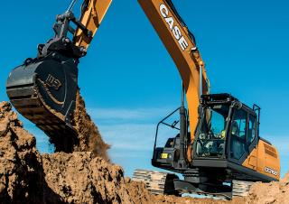 Rupsgraafmachines Case CX210D LR