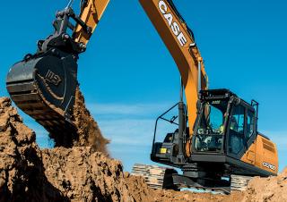 Rupsgraafmachines Case CX250D LR