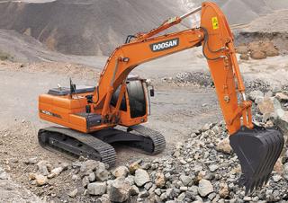 Rupsgraafmachines Doosan DX 225 LC