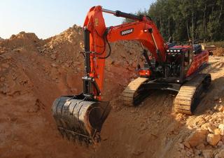 Rupsgraafmachines Doosan DX490LC-5
