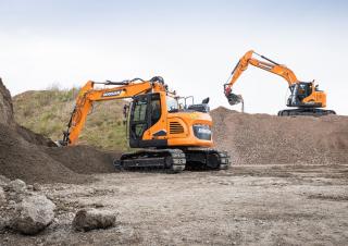 Rupsgraafmachines Doosan DX140LCR-7