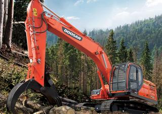 Rupsgraafmachines Doosan DX220AF