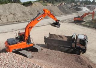 Rupsgraafmachines Doosan DX235LC-5