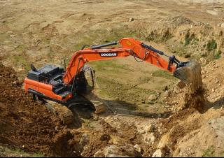 Electrische rups graafmachines Doosan DX300LC-5 SLR