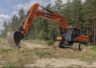 Electrische rups graafmachines Doosan DX300LC-7