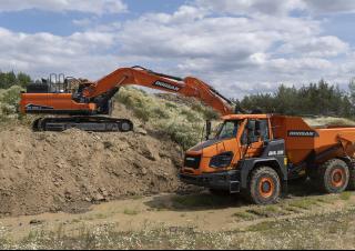 Electrische rups graafmachines Doosan DX300LC-7