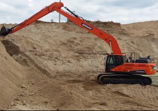 Electrische rups graafmachines Doosan DX300LC-7 SLR