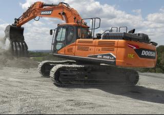 Rupsgraafmachines Doosan DX350LC