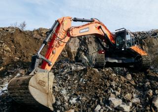 Rupsgraafmachines Doosan DX490LC-7
