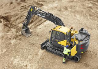 Rupsgraafmachines Volvo EC140EL