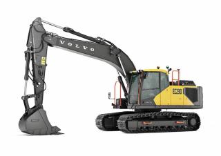 Rupsgraafmachines Volvo EC230F NH