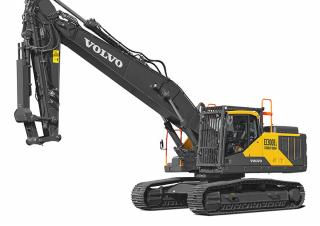 Rupsgraafmachines Volvo EC300EN Straight boom
