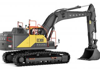 Rupsgraafmachines Volvo EC300F LR