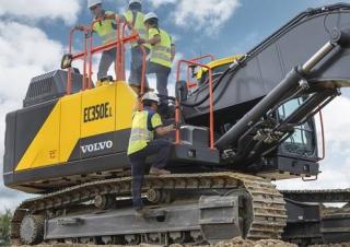 Rupsgraafmachines Volvo EC350EL Hybrid