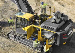 Rupsgraafmachines Volvo EC480EL