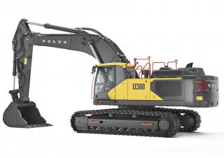 Rupsgraafmachines Volvo EC500