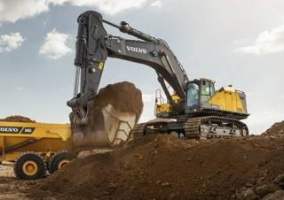 Rupsgraafmachines Volvo EC950F