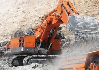 Rupsgraafmachines Hitachi EX 5500-5