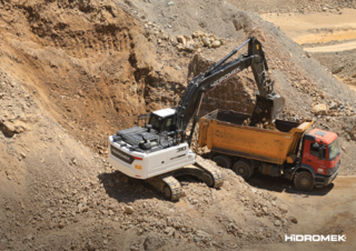 Rupsgraafmachines Hidromek HMK 310 LC