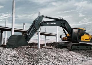 Rupsgraafmachines Hyundai HX300AL