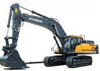 Rupsgraafmachines Hyundai HX480AL