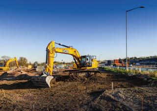 Rupsgraafmachines JCB JS330LC LR