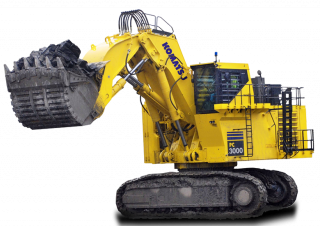 Rupsgraafmachines Komatsu PC3000-11 