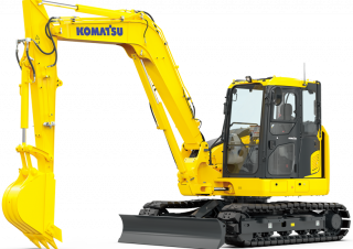 Rupsgraafmachines Komatsu PC88MR-11E0
