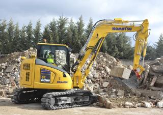Rupsgraafmachines Komatsu PC88MR-11E0