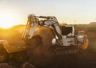 Rupsgraafmachines Liebherr R 9200 