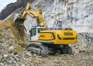 Rupsgraafmachines Liebherr R 966 Litronic 