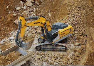 Rupsgraafmachines Liebherr R 980 SME Litronic 