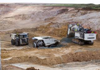 Rupsgraafmachines Liebherr R 9800 