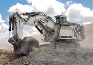 Rupsgraafmachines Liebherr R 9800 