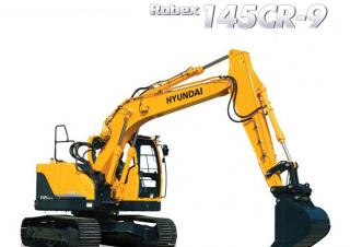 Rupsgraafmachines Hyundai R145CR-9