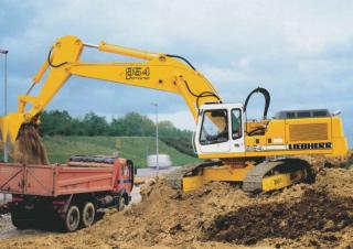 Rupsgraafmachines Liebherr R954B