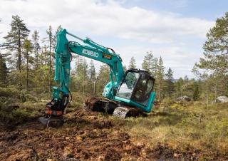 Rupsgraafmachines Kobelco SK 140 SRL 5