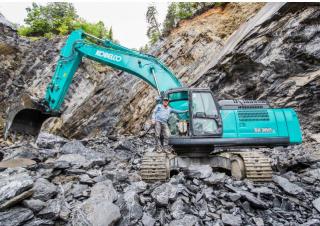 Rupsgraafmachines Kobelco SK 350 LC 10