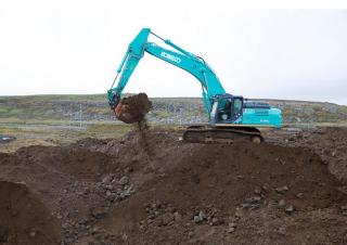 Rupsgraafmachines Kobelco SK 350 LC 10E