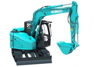 Rupsgraafmachines Kobelco SK 75 SR 7
