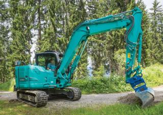 Rupsgraafmachines Kobelco SK 85 MSR 3