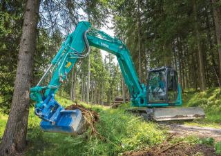 Rupsgraafmachines Kobelco SK 85 MSR 3