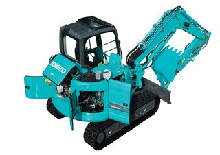 Rupsgraafmachines Kobelco SK 85 MSRN 3